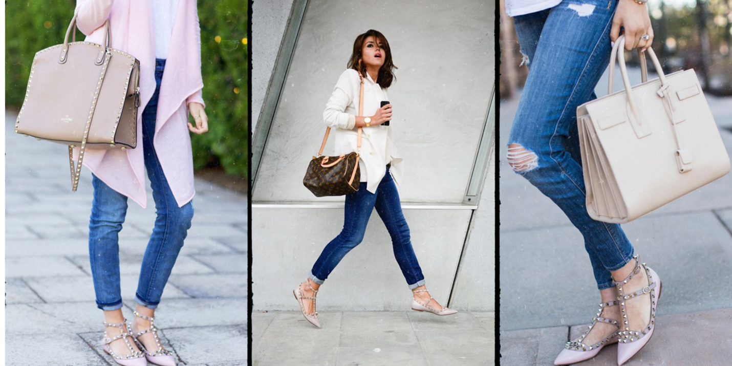 Festival Ready: Rock Studded Flats for a Bold and Comfortable Look