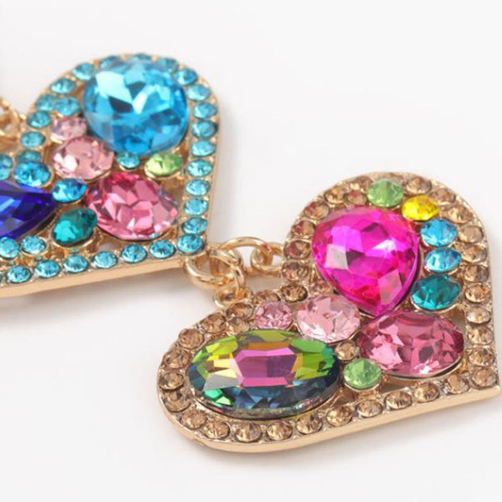 Triplets-Heart Earrings