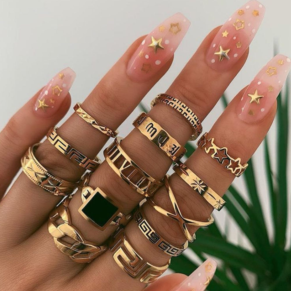 Zodiac Rings Set
