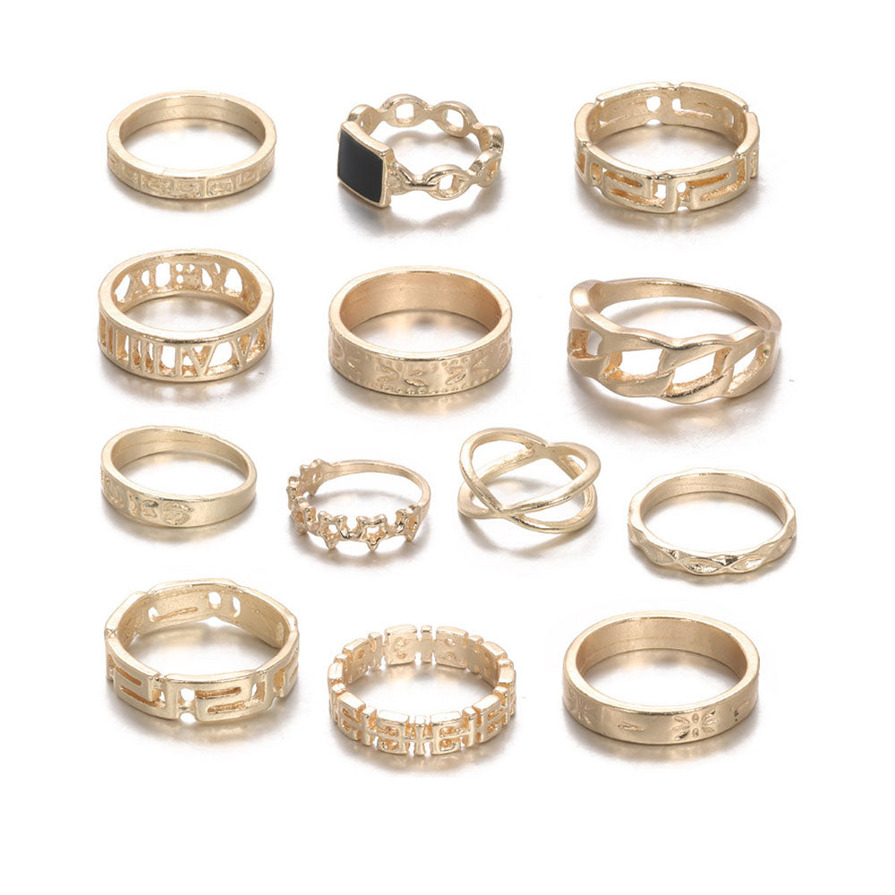 Zodiac Rings Set