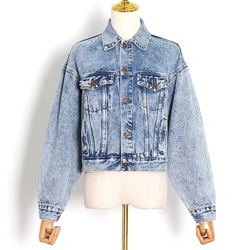 ApparelPrivilegedFrinjar Heart Fringe Denim Jacket