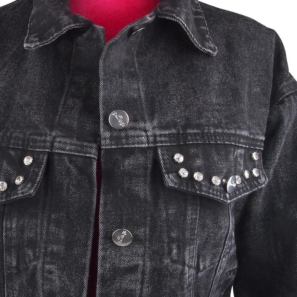 ApparelPrivilegedFrinjar Heart Fringe Denim Jacket