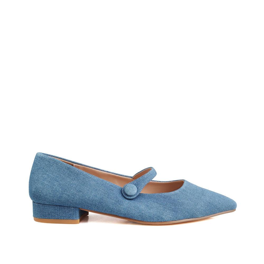 Denim upper women shoes