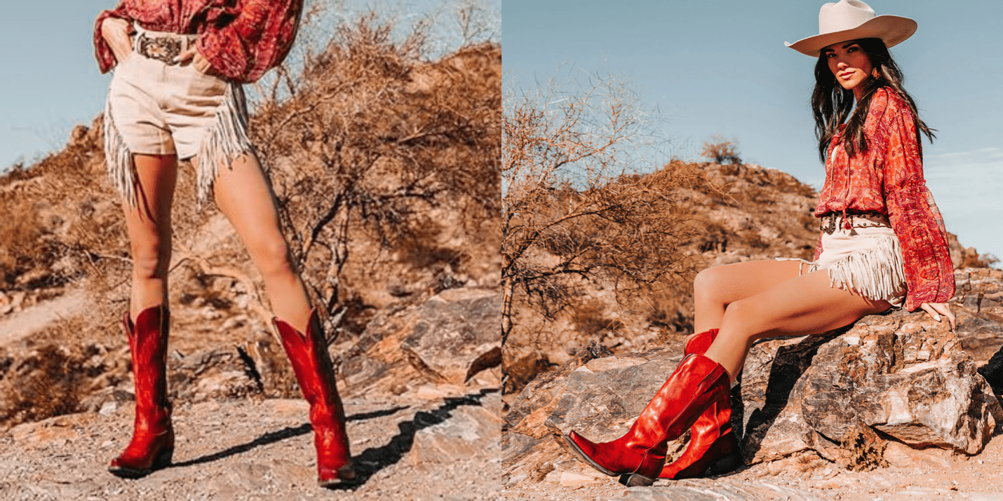 Holiday Vibes: Red Cowboy Boots for Your Holiday Outfit - Privileged