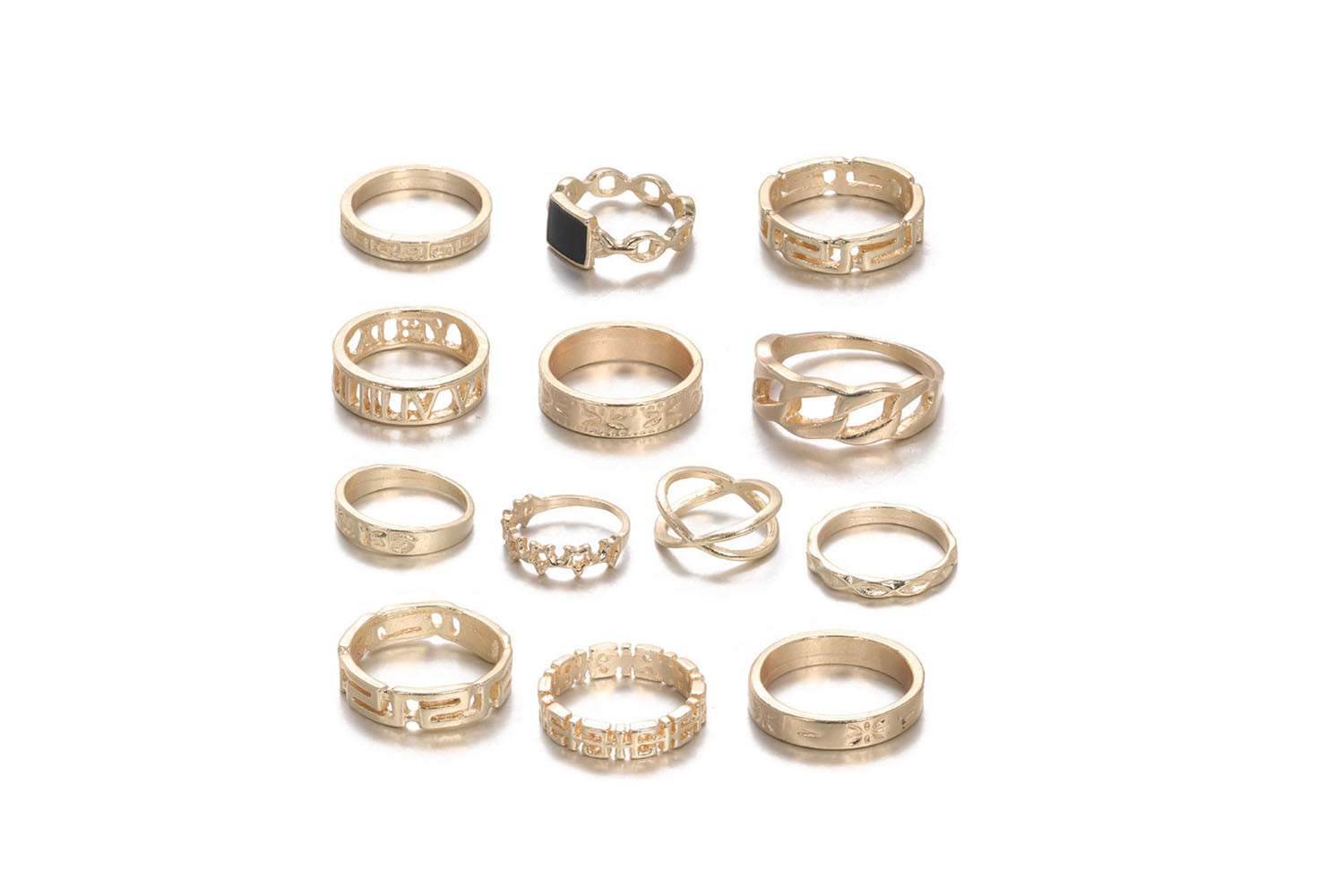 Zodiac Rings Set