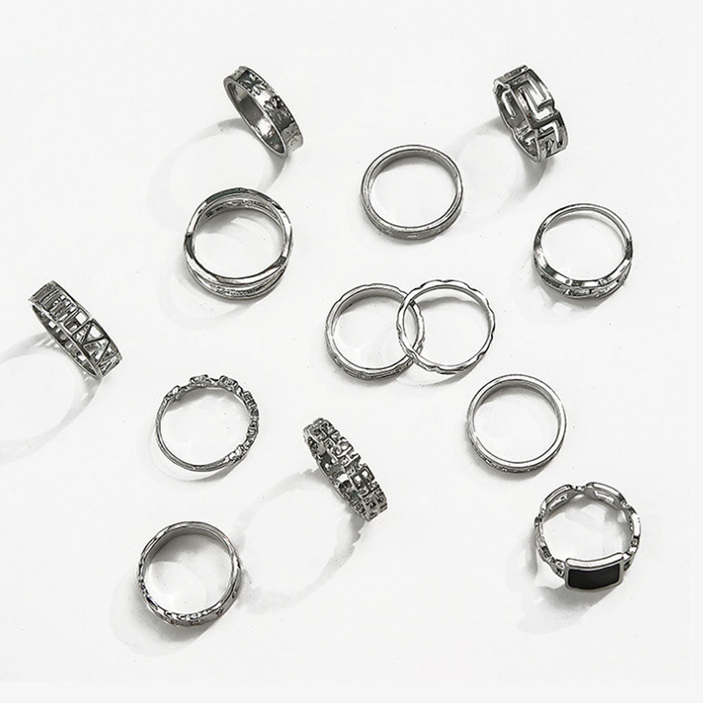 Zodiac Rings Set