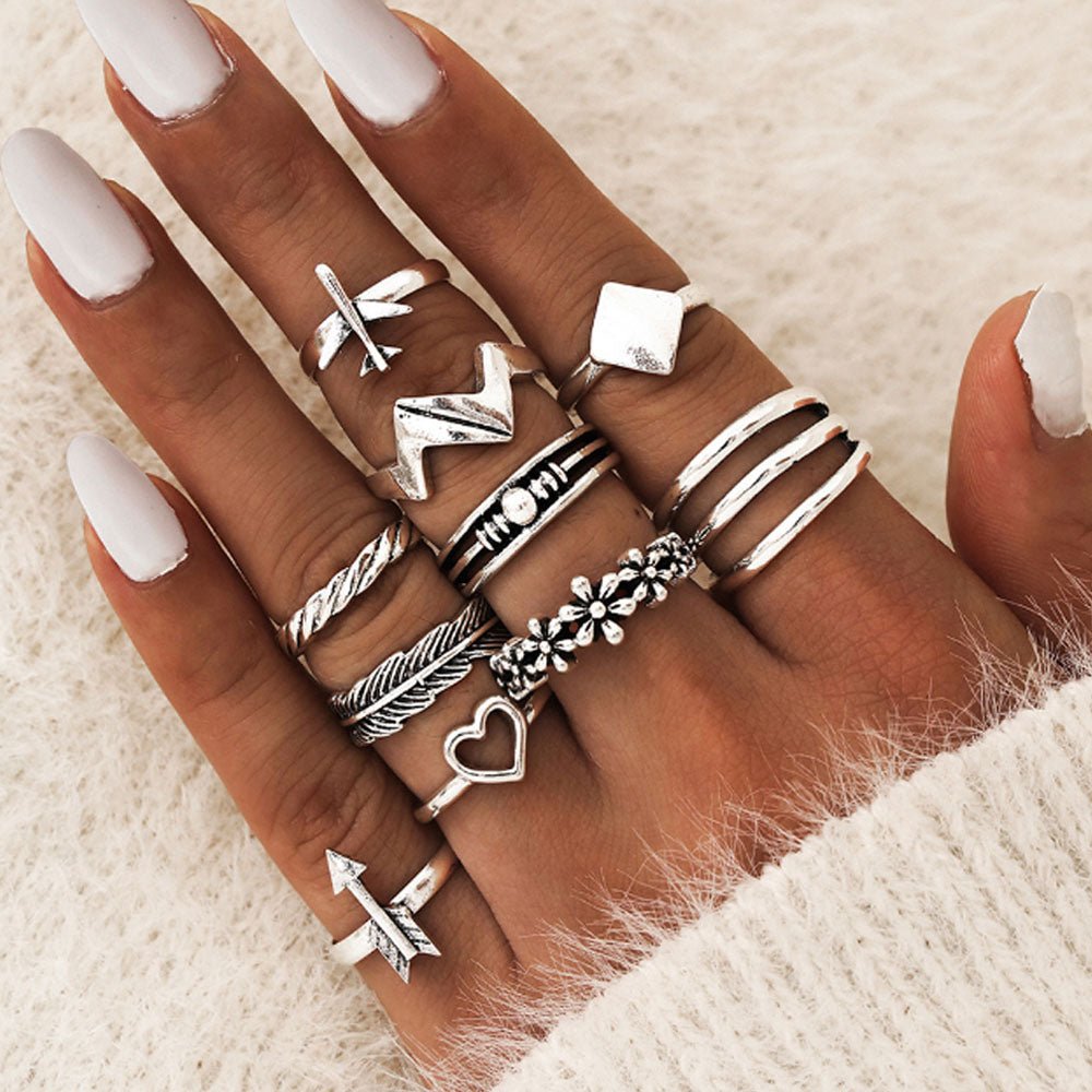 JewelryPrivilegedBoho-Chic Rings Set