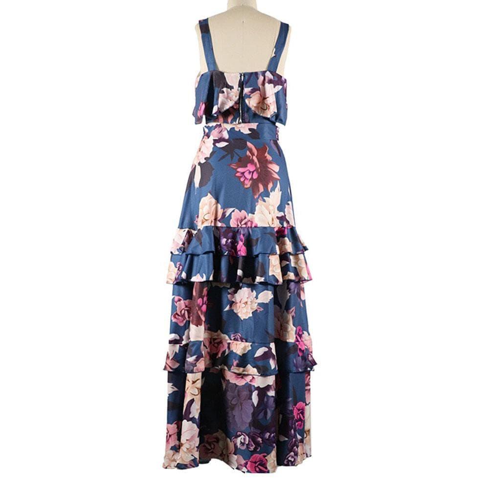 ApparelPrivilegedFlor Blue Floral Dress