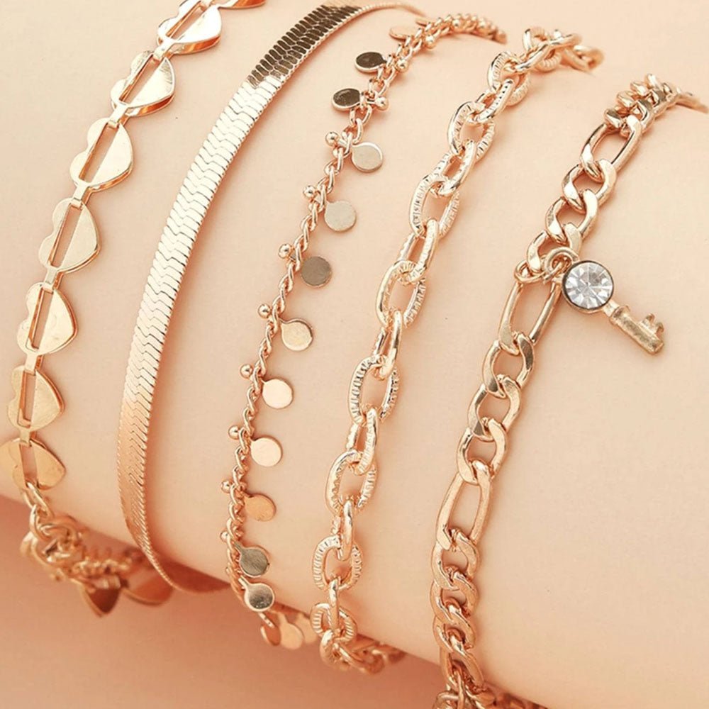 JewelryPrivilegedLocket Anklet