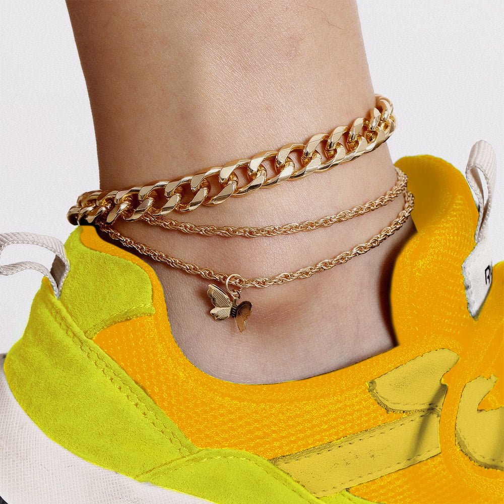 JewelryPrivilegedMariposa Butterfly Charm Anklet