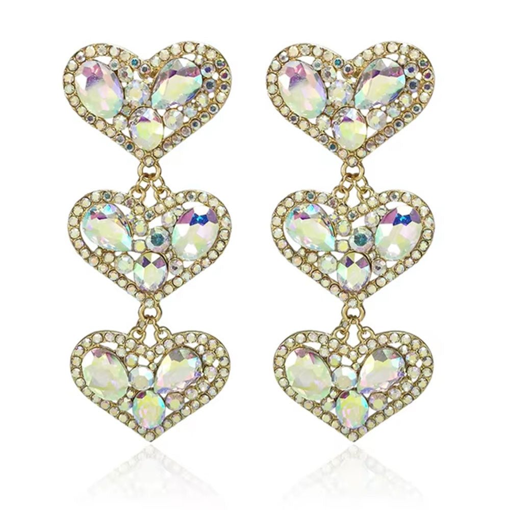 JewelryPrivilegedTriplets-Heart Earrings