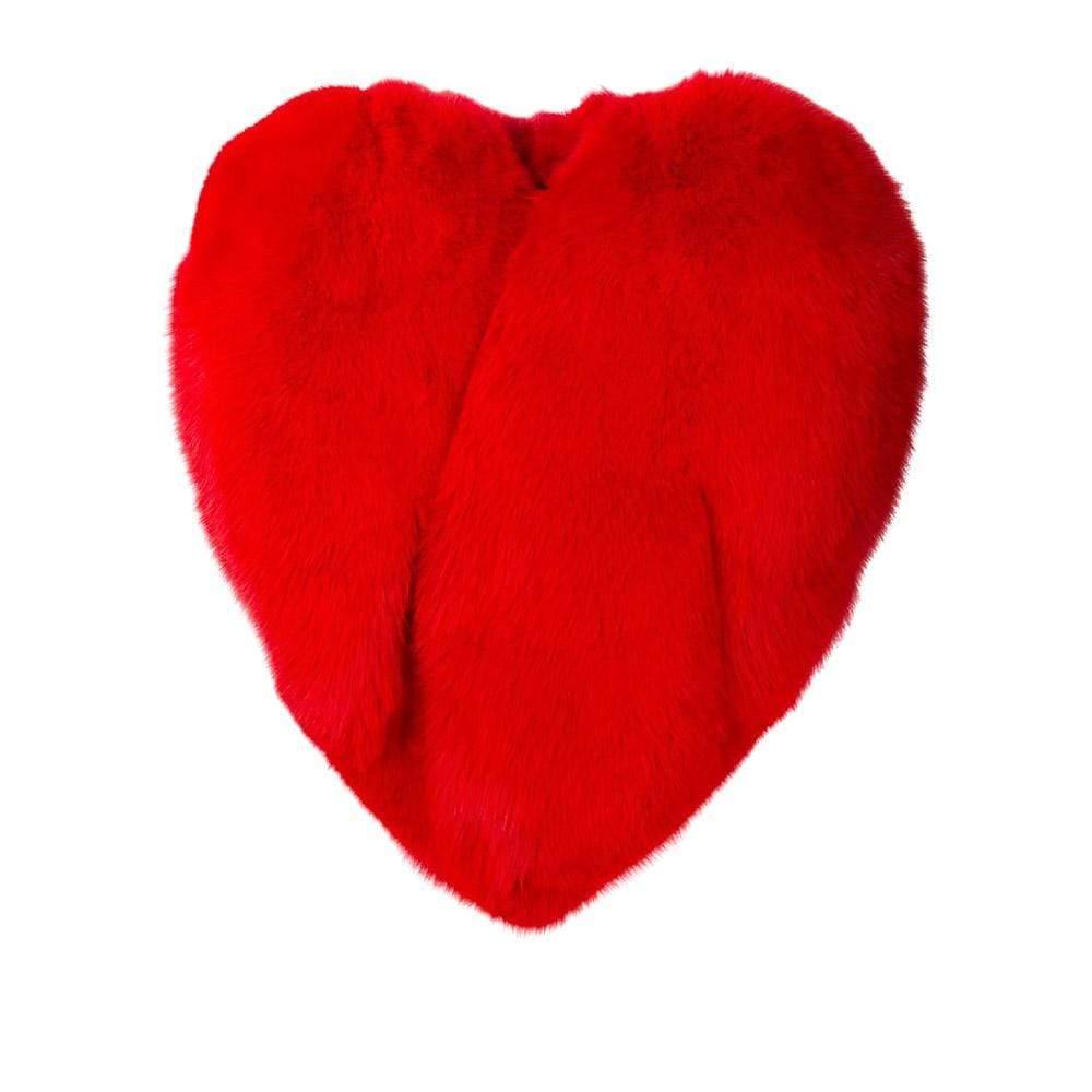 Corazon Red Heart Fur Coat - Privileged