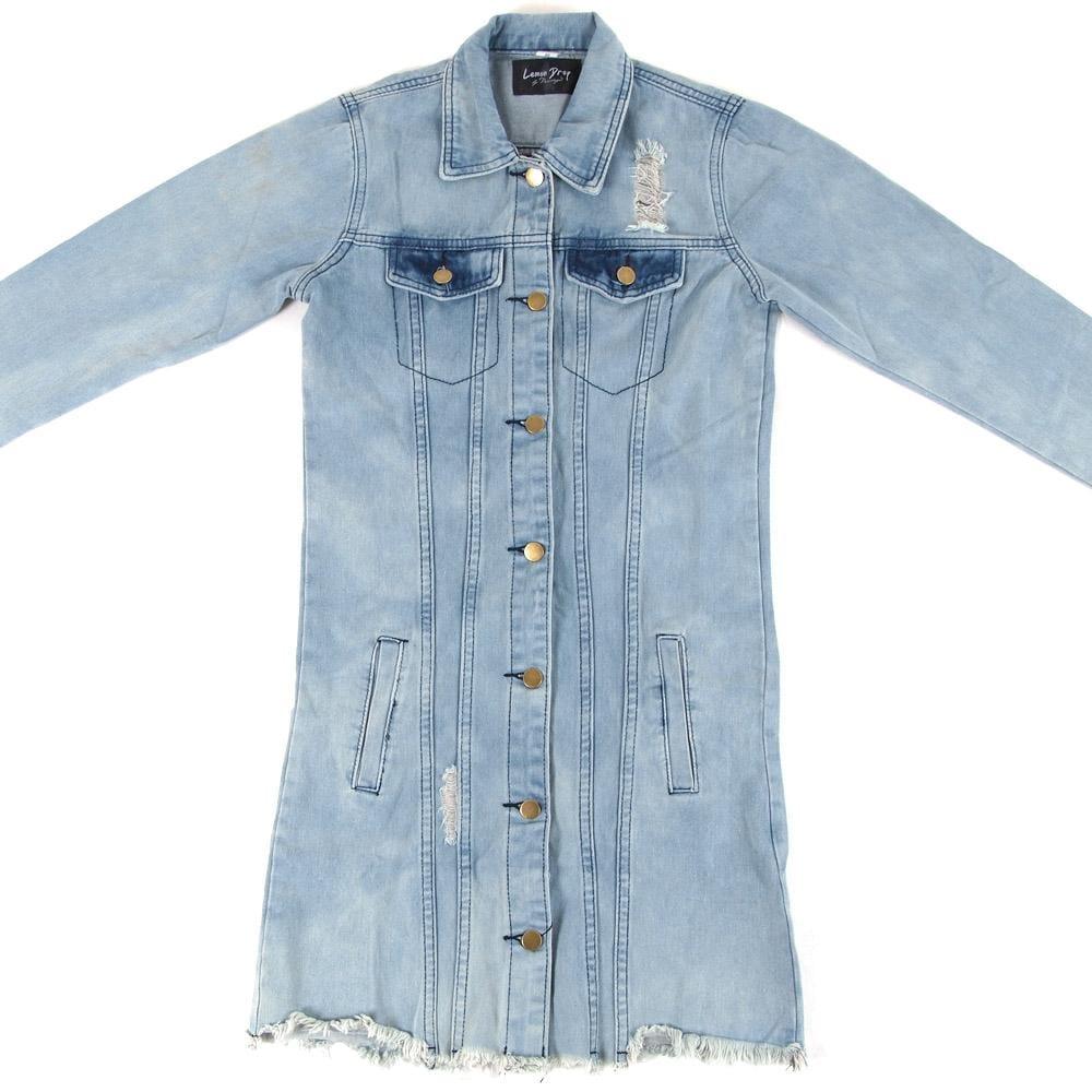 Rory Long Denim Jacket - Privileged