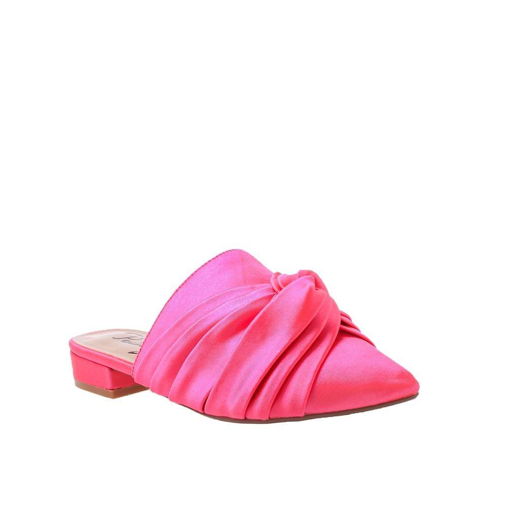 Pink slip-on women flats-corner view