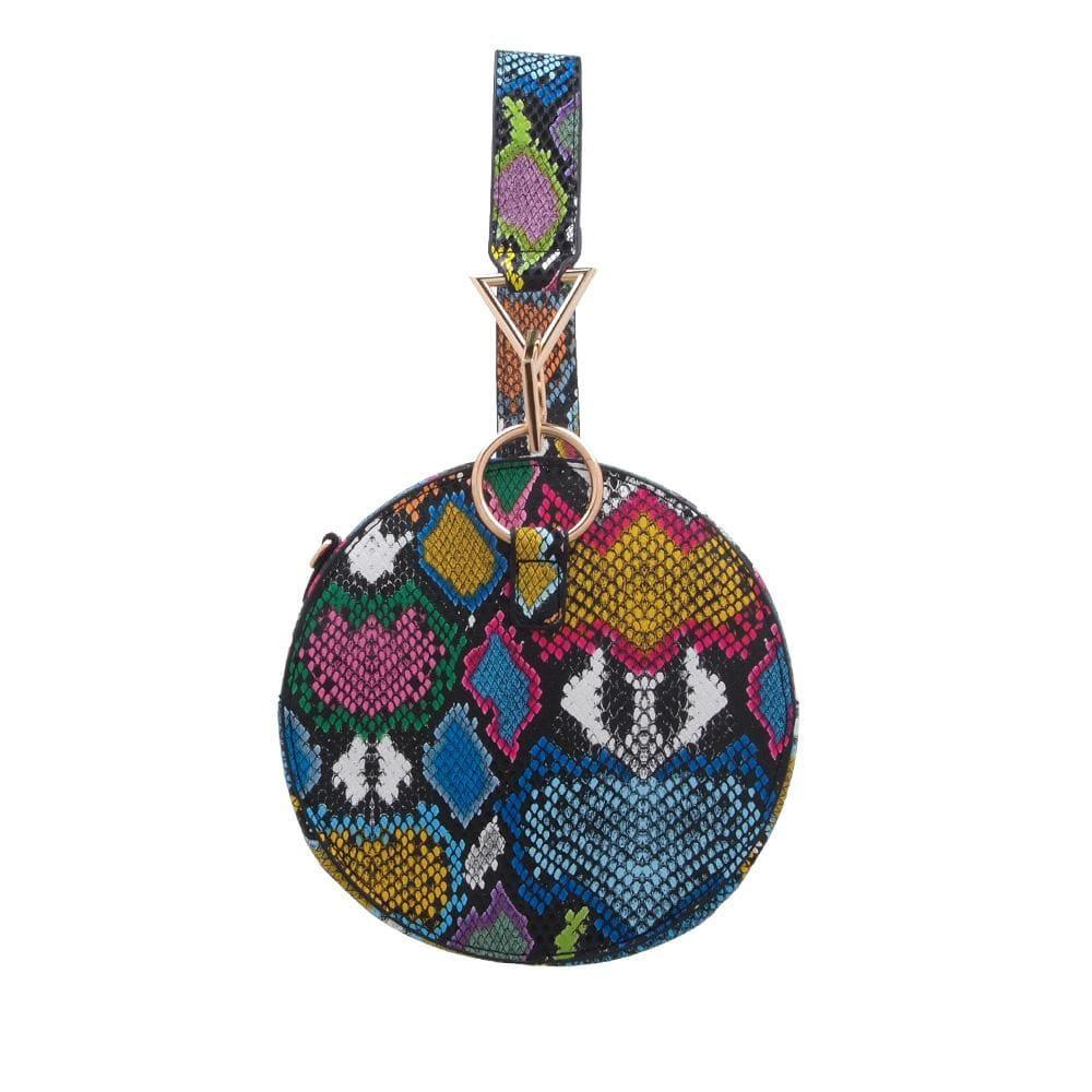 Multi color women's round bag