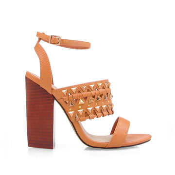 Brown colored women heels 