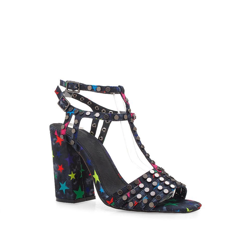 Colorful women heels -corner view