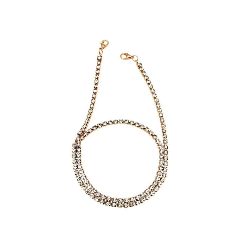 Sassy Rhinestone Mask Chain - Privileged