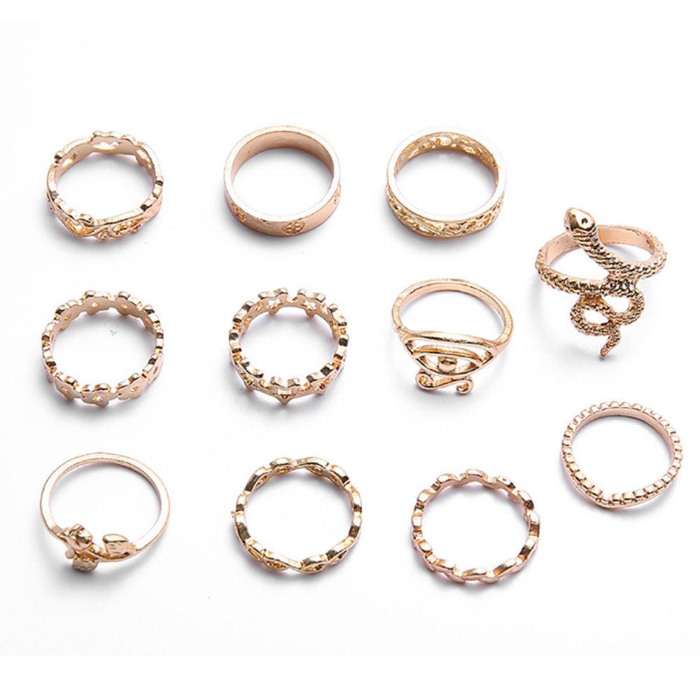 Snake-Lady Rings Set - Privileged