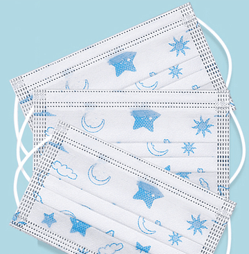 Kids Disposable 3-Ply Face Mask (50 Blue) - Privileged