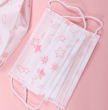 Kids Disposable 3-Ply Face Mask (50 Pink) - Privileged