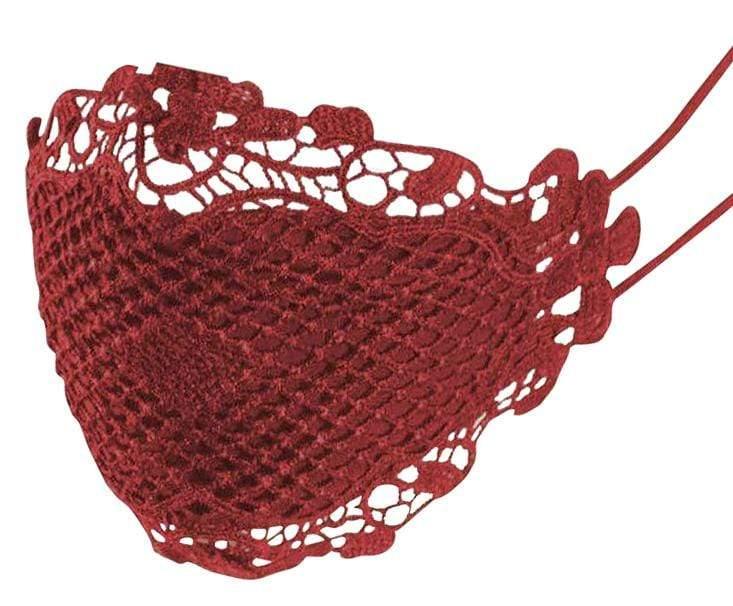 Lacey Mask - Red - Privileged