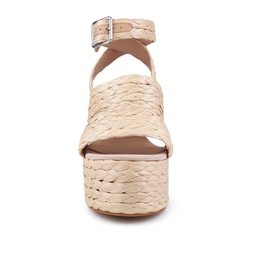 Comfortable Woven Straw Women Sandal - Gabbie by Privileged Shoes Ltd